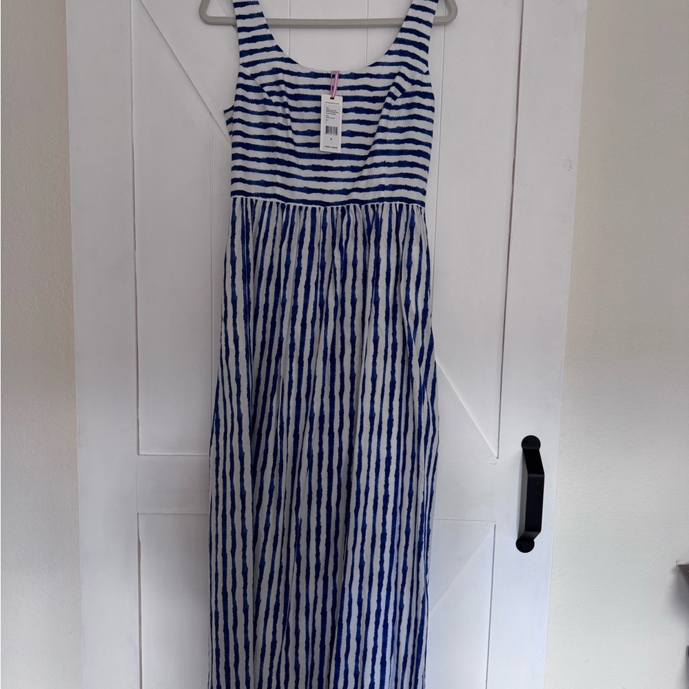 Vineyard Vines Navy and White Maxi Dress